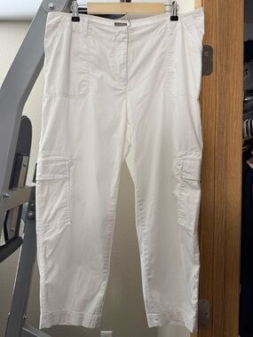 J. Jill White Women's Casual Pants/Capris - Size 14